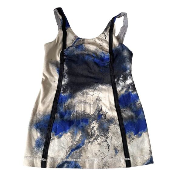 Lululemon Wholehearted Tank Milky Way Multi Built in Bra 4 EUC - Picture 1 of 9